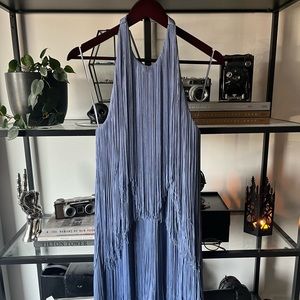 Zara Short Fringe Halter Dress